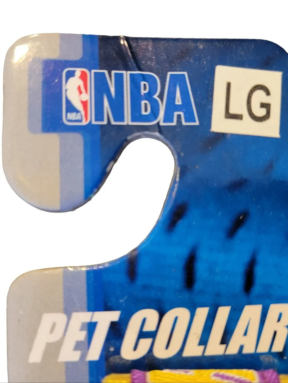 NBA Los Angeles Lakers Pet Dog Collar Adjustable Size Large New NIP